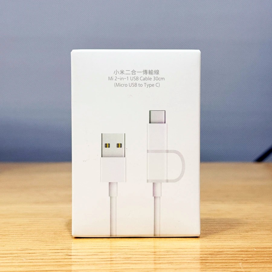 Cable Xiaomi de 30 cm 2 en 1
