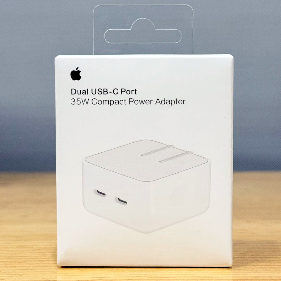 Cargador Apple de 35W Doble Puerto Solo Cubo